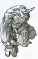 Rock Golem Rook Earth Black by KazuKun.jpg