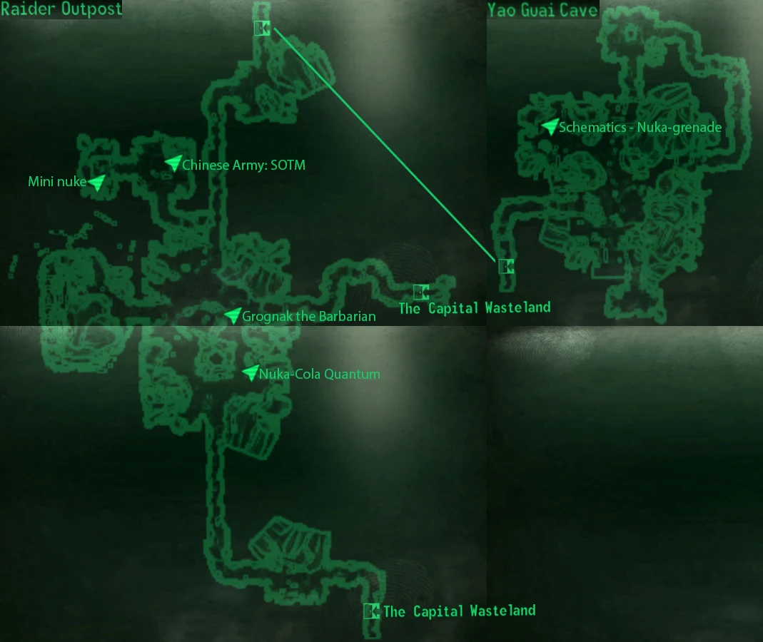 Cliffside Cavern map