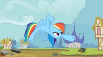 Rainbow Dash kung fu pose S2E8