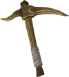 Bronze pickaxe detail