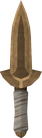 Bronze dagger detail