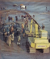 HY-MAC 580C IN 1970 EAST LONON.