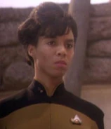 Female security guard on Dorvan V