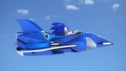 Sonic flying car