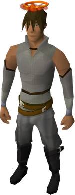 Zamorak halo equipped