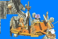 DKC2 GBA - Gangplank Galleon