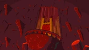 Ignition Point Flame King's chair background