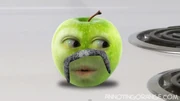 Apple Green mustache