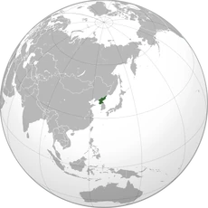 North Korea (orthographic projection).svg