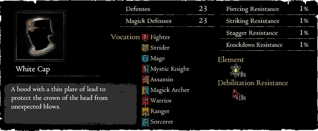 Dragonforged White Cap