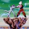 A Final Attack - Goku and Frieza struggle