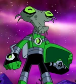 Azmuth removes helmet
