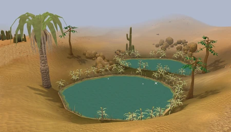 Desert oasis old