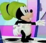 Goofy as baby goofy in the Mickey Mouse Clubhouse Goofy Baby