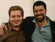 Eric Stillwell and Jonathan Frakes