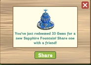 Sapphire Fountain Redeemed