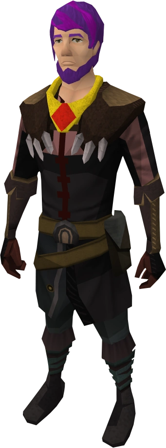 Ruby necklace equipped