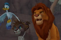 SoraSimba&Donald KH2