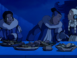 Katara teasing Sokka