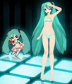 Module swimwear hatsune miku swimwear