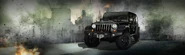 Jeep Wrangler black promotional for MW3