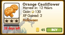 Orange Cauliflower Market Info