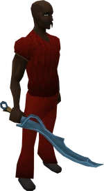 Rune scimitar equipped