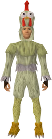 Chicken set equipped