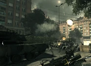 Abrams firing shell Goalpost MW3