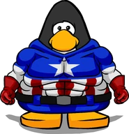 Captain America Bodysuit from a Player Card