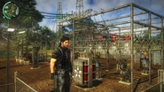 Unmarked transformer station 1.2