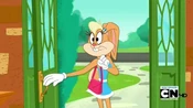 Lola with purse