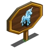 Icy Blue Unicorn Foal Mastery Sign-icon
