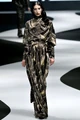 Viktor & Rolf Fall Winter 2012 silk charmeuse abstract animal print blouse and pants