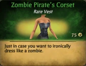Pirate zombie corset female