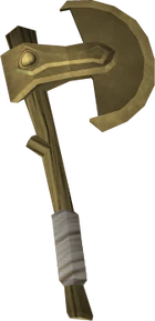 Bronze hatchet detail