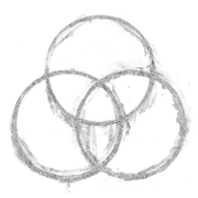 Glyph-Borromean Rings
