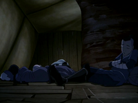 Team Avatar sleeps