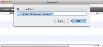 Go-to-library-folder-window