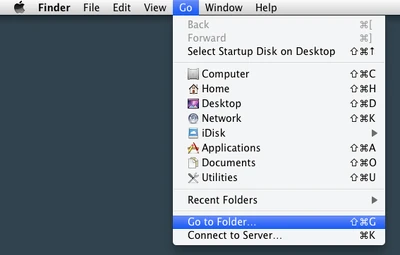 Go-to-folder-menu-item