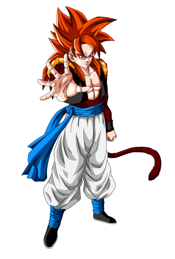 Gogeta SSJ4 - Line Art by Matthew25892 on DeviantArt