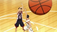 Koga shoots vs Shuutoku anime
