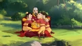 Tenzin and his children.png