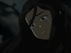 Katara cries
