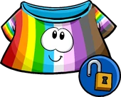 Rainbow Puffle Shirt icon