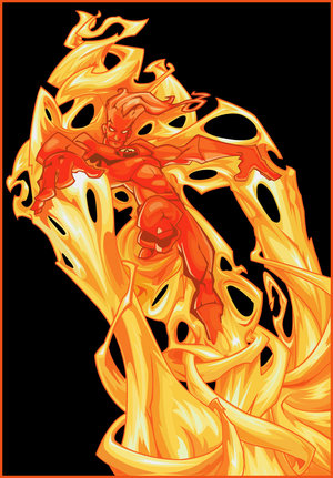 human torch pics