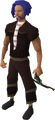 Off-hand adamant crossbow equipped.png