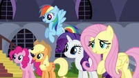 Other main ponies looking at each other S3E2