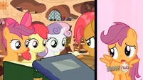 Babs Seed about to blow book dust S3E4