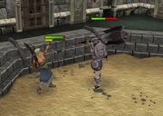 Thok fighting Rammernaut